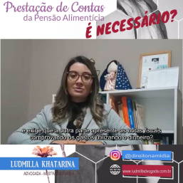 Prestacao de Contas da Pensão Alimentícia e necessário